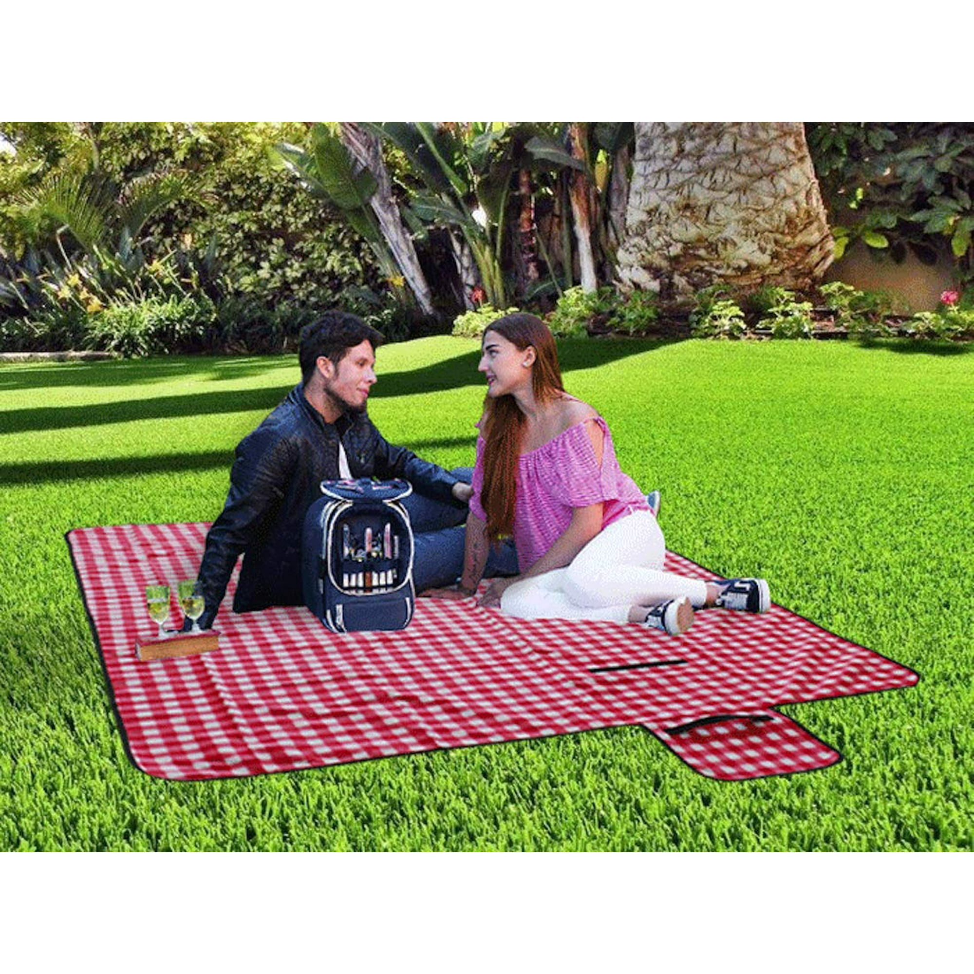 Newdora Blanket 70/"X57/" LARGE Waterproof Mat For Outdoor Camping//Picnic//Beach